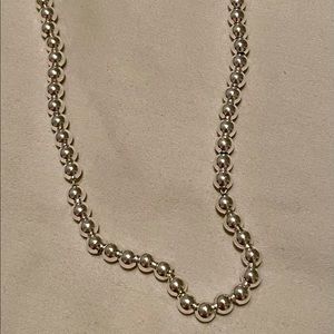 Sterling silver ball necklace